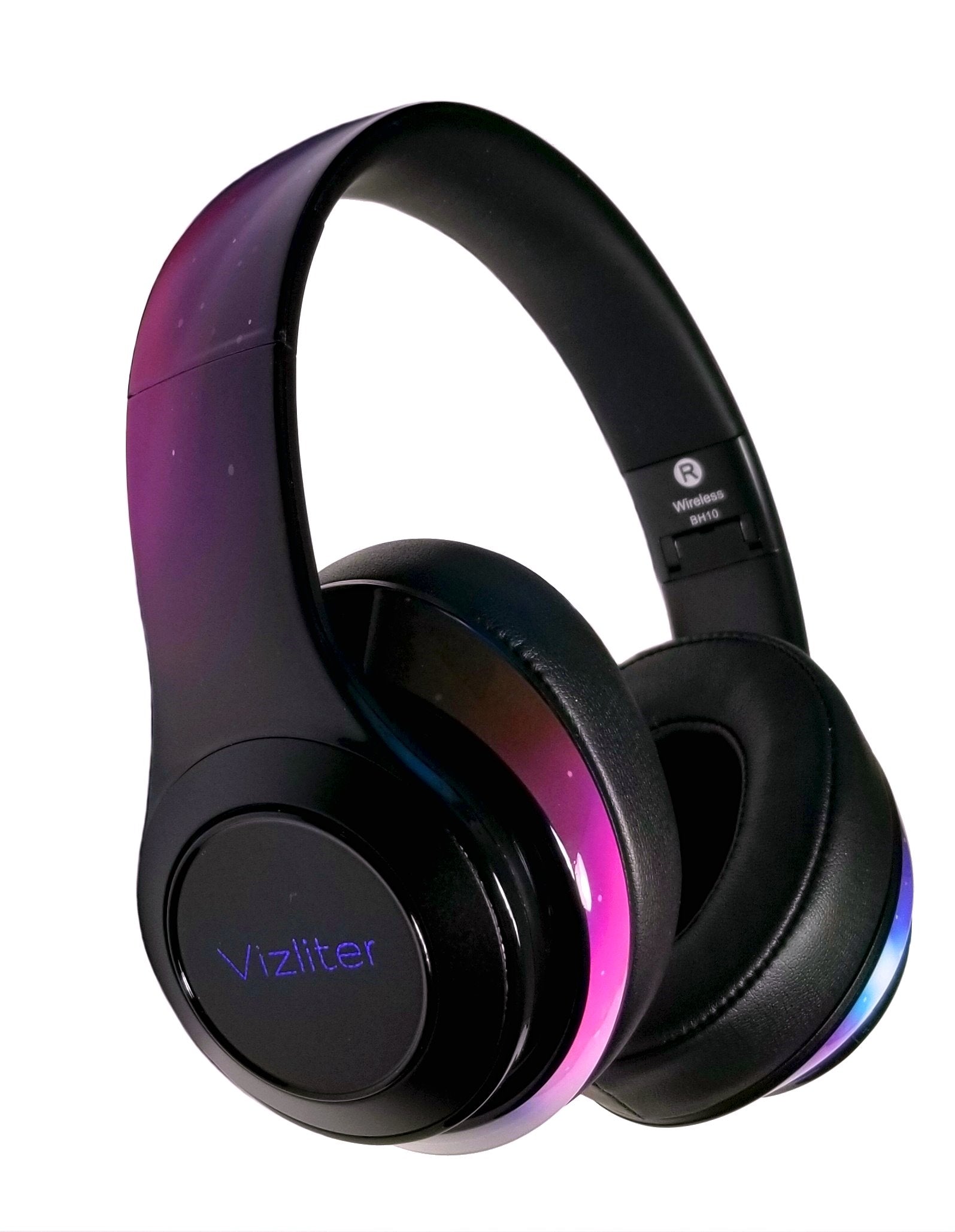 Vizliter Bluetooth Headphones Stardust & Bluetooth Speaker Purple Carnation Combo