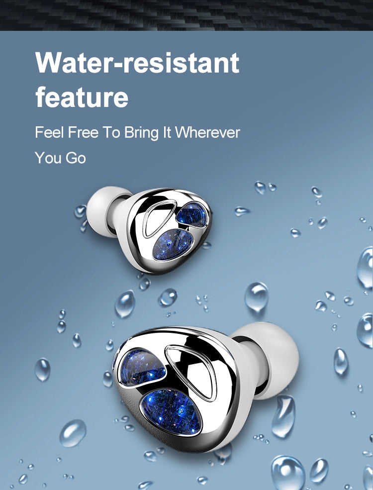 Vizliter Bluetooth Earbuds 5.0 Sport Headphones Waterproof TWS Stereo Headphones in Ear Built in Mic Premium Sound with Deep Bass Grey