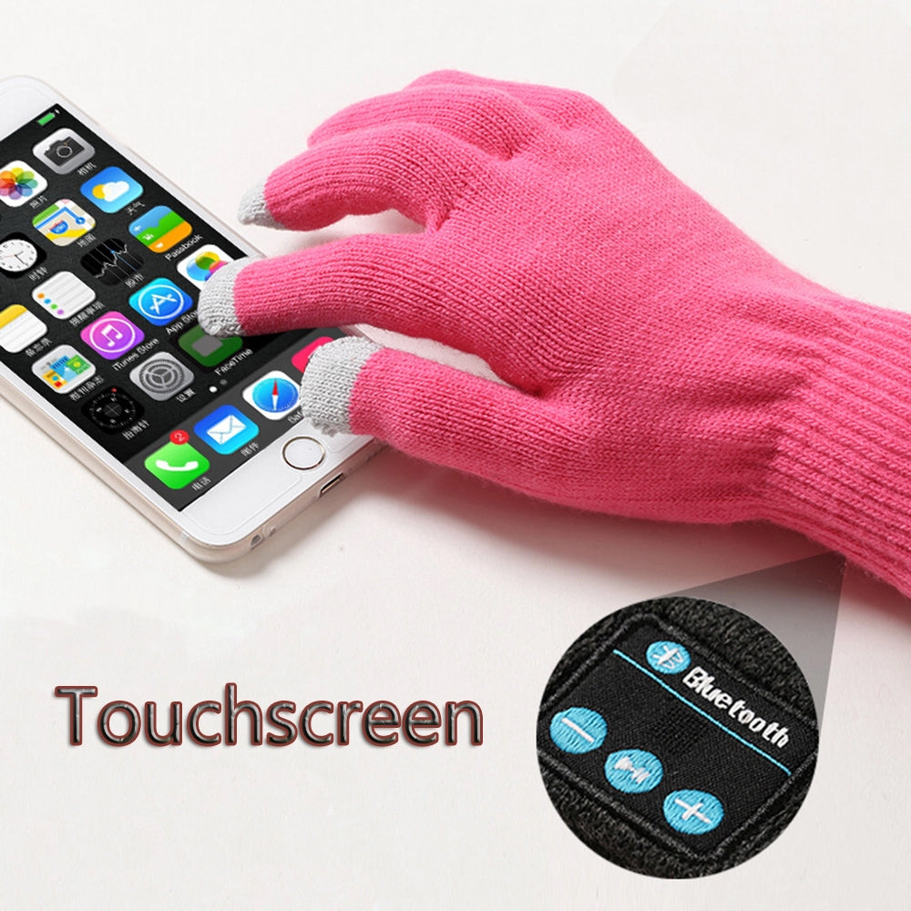 Vizliter Wireless Bluetooth Gloves, Winter Gloves, Touchscreen Gloves, Smart Gloves for Outdoor Sports with Built-in Mic